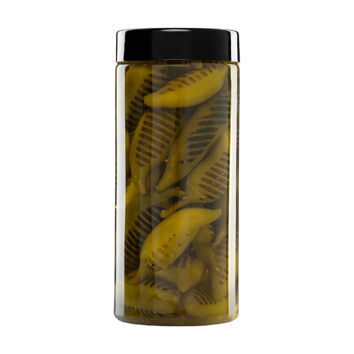 grilled-pepper-pickle-pet ترشی فلفل کبابی (ظرف پت) - تصویر 1